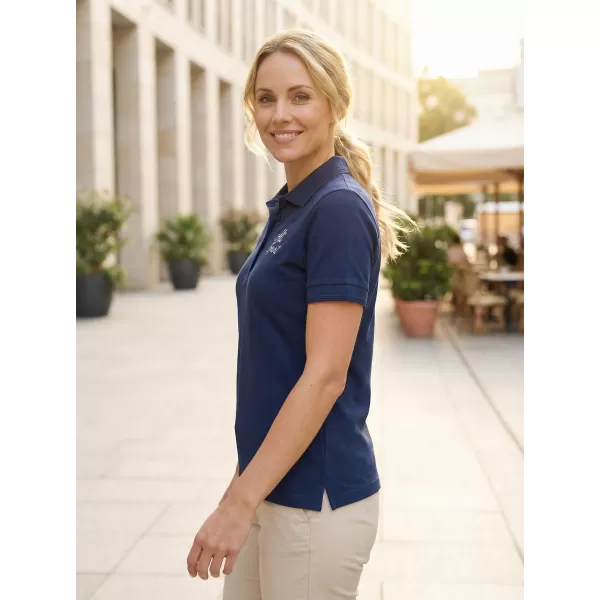  Tricou de damă cu guler ALTISPORT ALW056210 ALBASTRU MIEZUL NOPȚII 