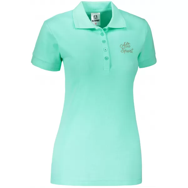  Tricou de damă cu guler ALTISPORT ALW056210 MENTĂ 