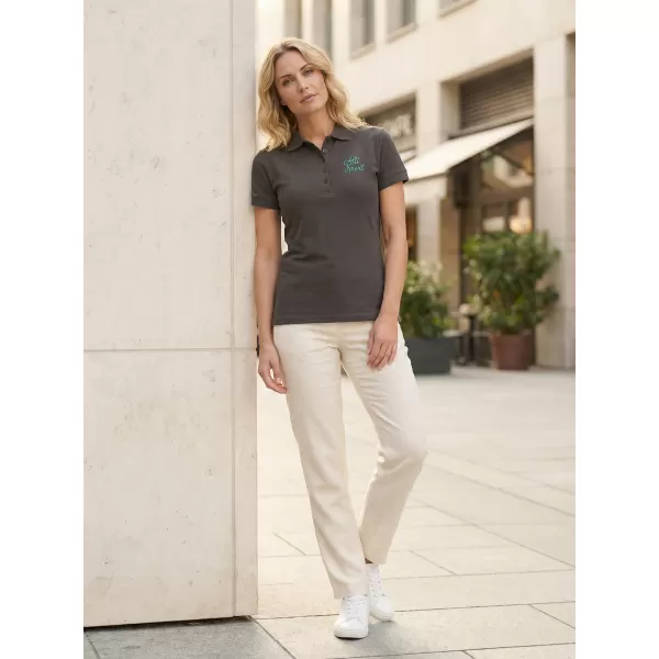  Tricou de damă cu guler ALTISPORT ALW056210 GRI ABANOS/ALBASTRU 