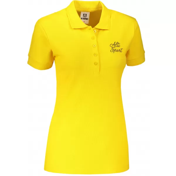  Tricou de damă cu guler ALTISPORT ALW056210 GALBEN 