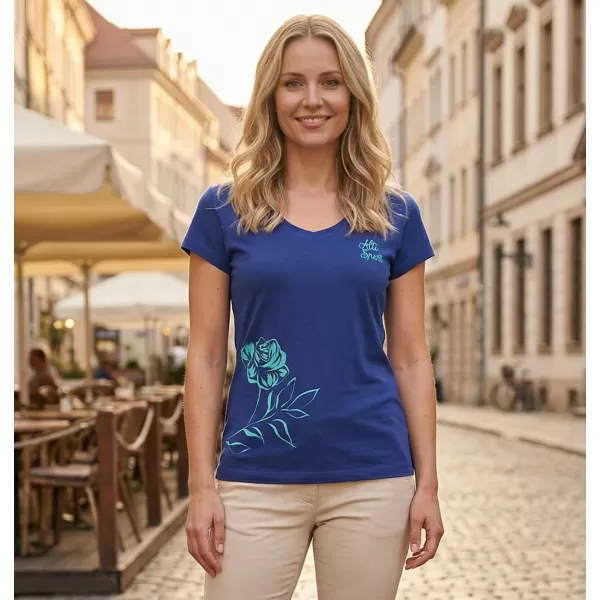  Tricou pentru femei ALTISPORT ALW108162 ALBASTRU REGAL 