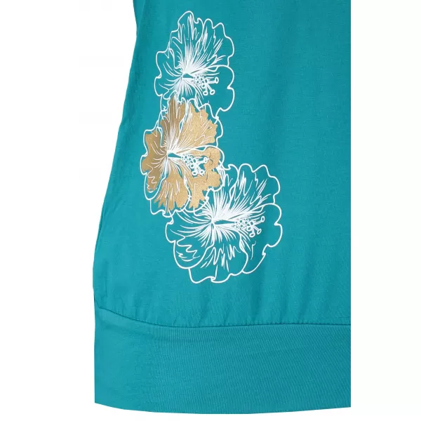  Tricou pentru femei ALTISPORT ALW106120 TURCOAZ ÎNCHIS 