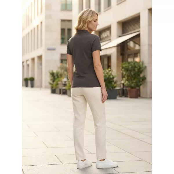 Tricou de damă cu guler ALTISPORT ALW056210 GRI ABANOS/ALBASTRU 
