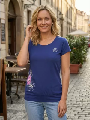 Tricou pentru femei ALTISPORT ALW106120 ALBASTRU REGAL