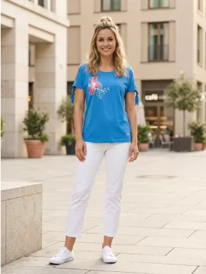 Tricou pentru femei ALTISPORT ALW107AL2 ALBASTRU