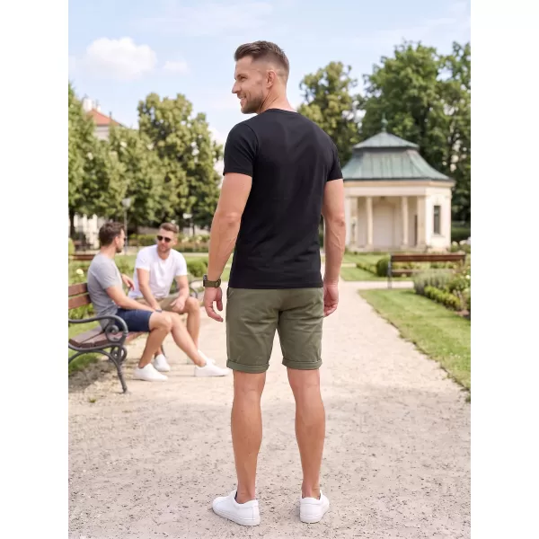  Pánské premium triko ALTISPORT CARRYOVER ALM065153 ČERNOBÍLÁ 