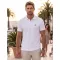 Tricou premium pentru bărbați cu guler ALTISPORT ALM002203 ALB