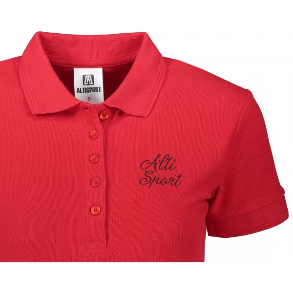  Tricou de damă cu guler ALTISPORT ALW056210 ROȘU 