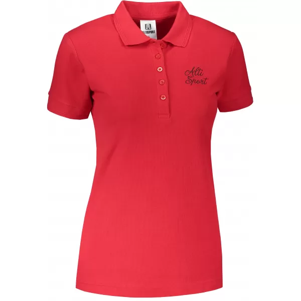  Tricou de damă cu guler ALTISPORT ALW056210 ROȘU 