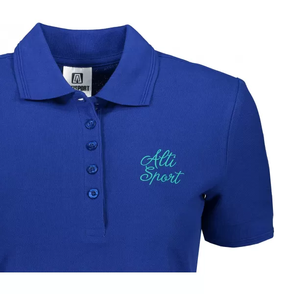  Tricou de damă cu guler ALTISPORT ALW056210 ALBASTRU REGAL 