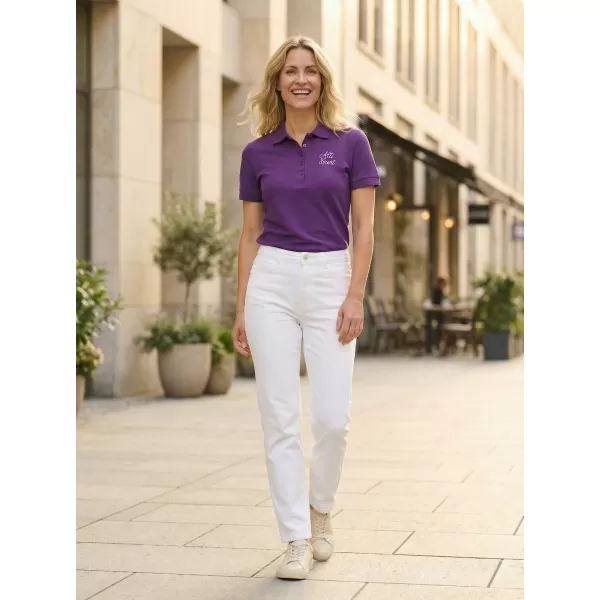  Tricou de damă cu guler ALTISPORT ALW056210 VIOLET 