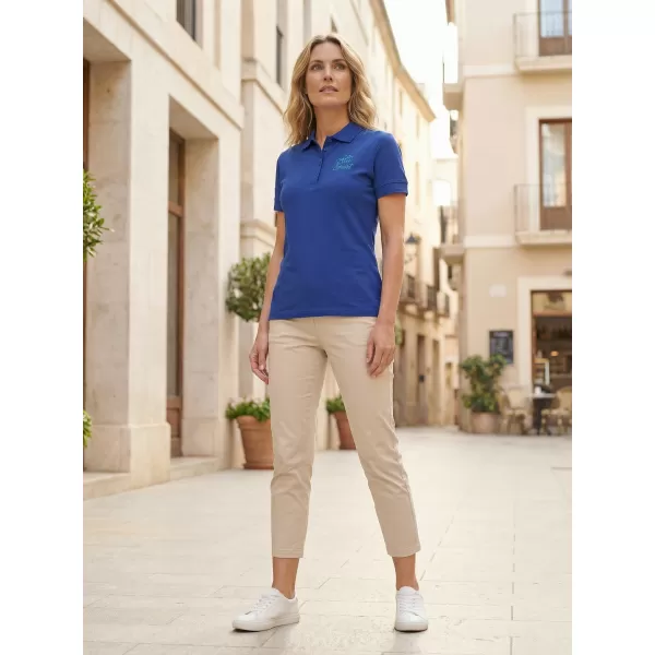  Tricou de damă cu guler ALTISPORT ALW056210 ALBASTRU REGAL 