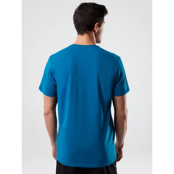  Tricou pentru bărbați LOAP ALESH IMPRIMEU ALBASTRU 