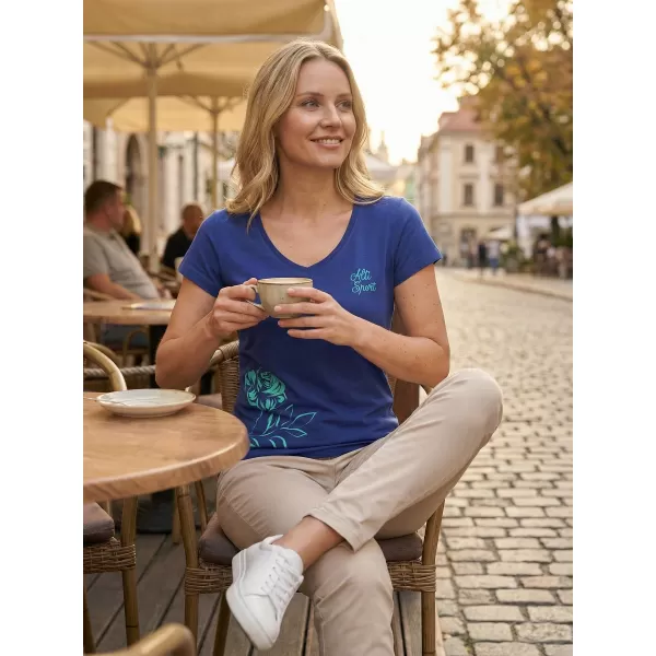  Tricou pentru femei ALTISPORT ALW108162 ALBASTRU REGAL 