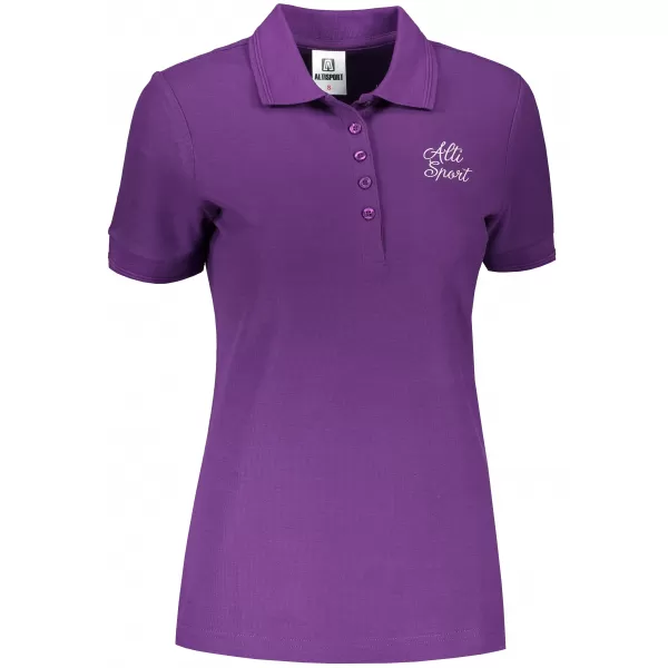  Tricou de damă cu guler ALTISPORT ALW056210 VIOLET 