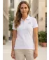 Tricou de damă cu guler ALTISPORT ALW056210 AUR ALB