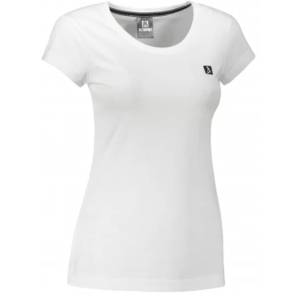  Dámské premium triko ALTISPORT CARRYOVER ALW065154 BÍLOČERNÁ 