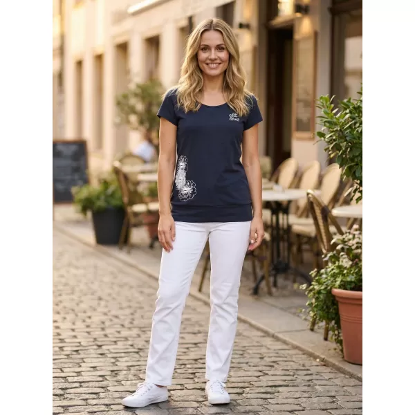  Tricou pentru femei ALTISPORT ALW106120 ALBASTRU MARIN 