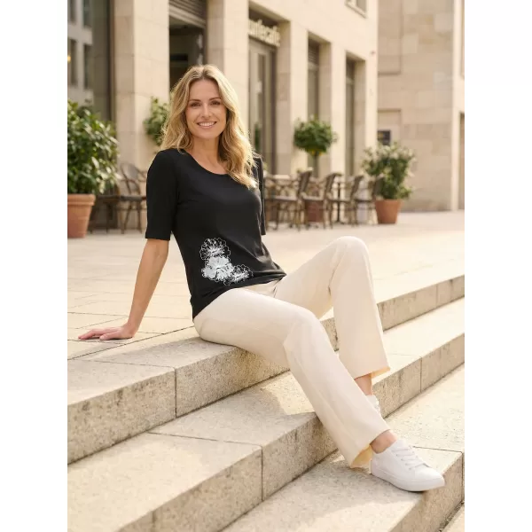  Tricou pentru femei ALTISPORT ALW106AL1 NEGRU SI ARGINTIU 
