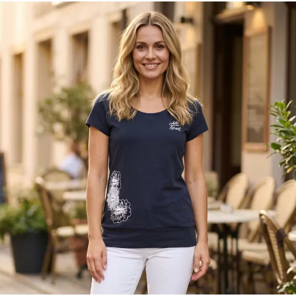  Tricou pentru femei ALTISPORT ALW106120 ALBASTRU MARIN 