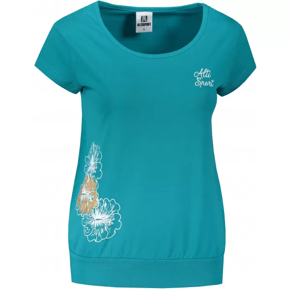  Tricou pentru femei ALTISPORT ALW106120 TURCOAZ ÎNCHIS 