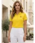 Tricou de damă cu guler ALTISPORT ALW056210 GALBEN