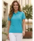 Tricou de damă cu guler ALTISPORT ALW056210 TURCOAZ