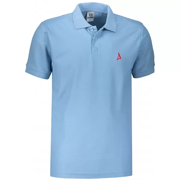  Tricou premium pentru bărbați cu guler ALTISPORT ALM002203 CER ALBASTRU 