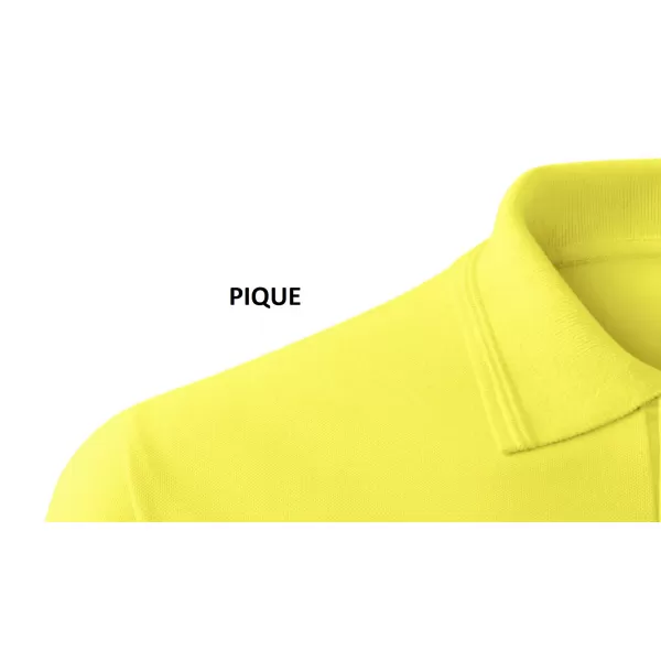  Tricou premium pentru bărbați cu guler ALTISPORT ALM002203 LĂMÂIE 