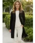 Cardigan de damă ALTISPORT KALISA LPLU104 NEGRU
