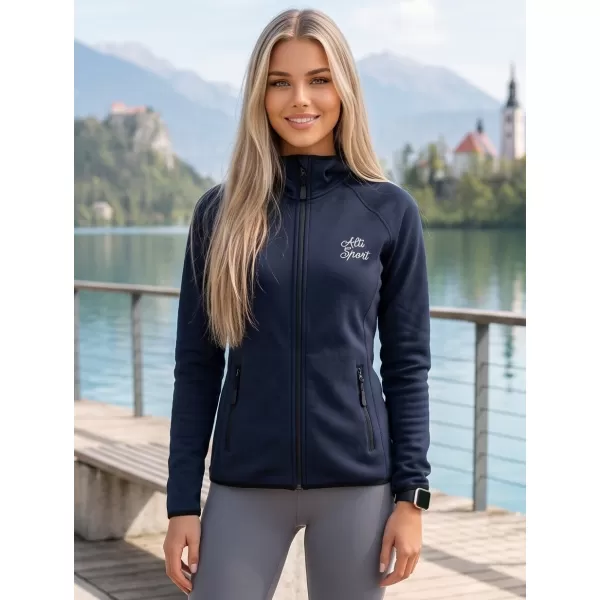  Hanorac premium pentru femei ALTISPORT ALW056418 ALBASTRU MARIN 