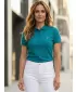 Tricou premium de damă cu guler ALTISPORT ALW002210 TURCOAZ ÎNCHIS