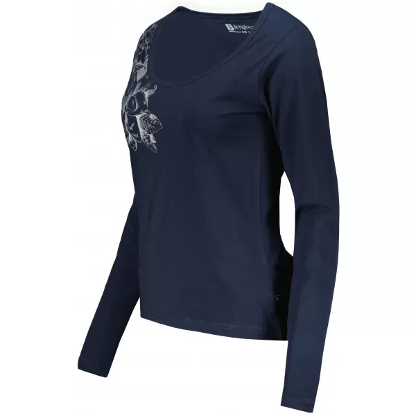  Tricou pentru femei ALTISPORT KOLIA LTSU837 ALBASTRU ÎNCHIS/GRI 
