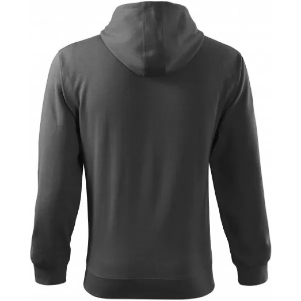 Hanorac pentru bărbați MALFINI TRENDY ZIPPER 410 GRI OȚEL 