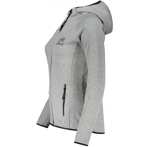  Hanorac premium pentru femei ALTISPORT ALW056418 EVIDENȚIERI GRI ÎNCHIS 