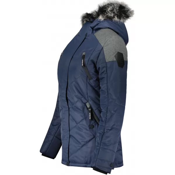  Jacheta de iarnă pentru femei ALPINE PRO ICYBA 7 LJCU456 ALBASTRU ÎNCHIS 