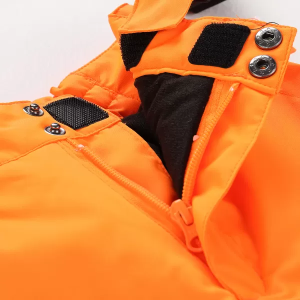  Pantaloni de schi pentru copii ALPINE PRO ANIKO 5 KPAU239 PORTOCALE 
