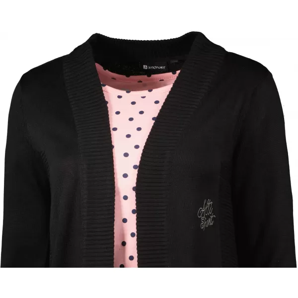  Cardigan de damă ALTISPORT KALISA LPLU104 NEGRU 