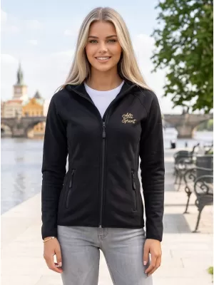 Hanorac premium pentru femei ALTISPORT ALW056418 NEGRU
