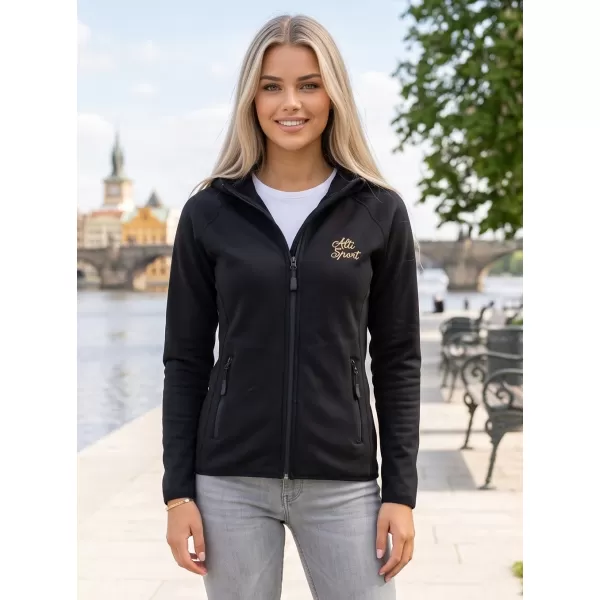  Hanorac premium pentru femei ALTISPORT ALW056418 NEGRU 