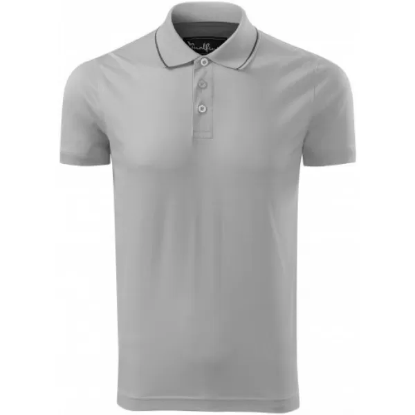  Tricou pentru bărbați cu guler MALFINI PREMIUM GRAND 259 GRI ARGINTIU 