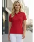 Tricou premium de damă cu guler ALTISPORT ALW002210 ROȘU