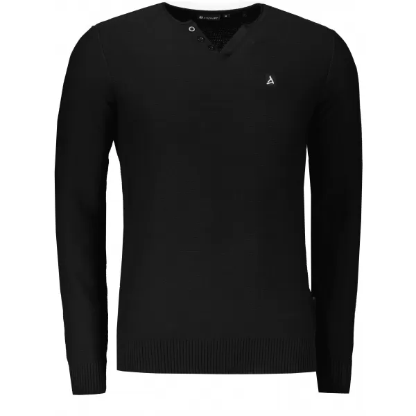  Pulover pentru bărbați ALTISPORT SWEK MPLU108 NEGRU 