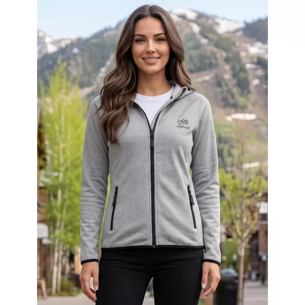  Hanorac premium pentru femei ALTISPORT ALW056418 EVIDENȚIERI GRI ÎNCHIS 