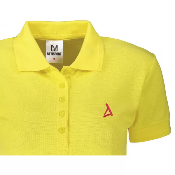  Tricou premium de damă cu guler ALTISPORT ALW002210 LĂMÂIE 