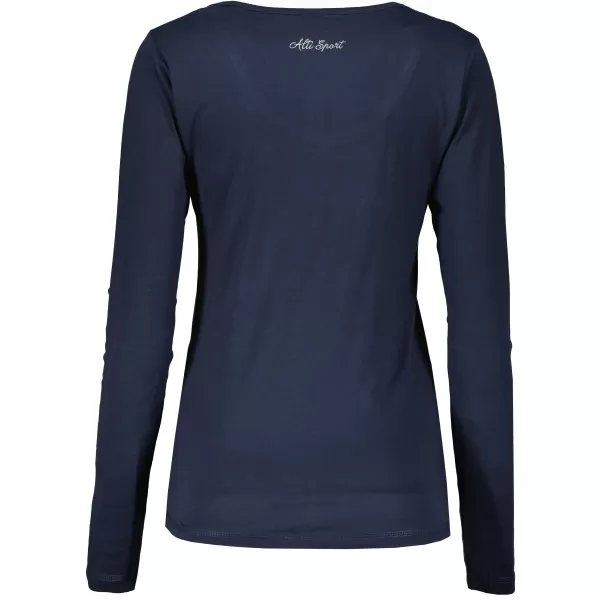  Tricou pentru femei ALTISPORT KOLIA LTSU837 ALBASTRU ÎNCHIS/GRI 
