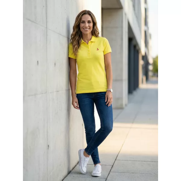  Tricou premium de damă cu guler ALTISPORT ALW002210 LĂMÂIE 