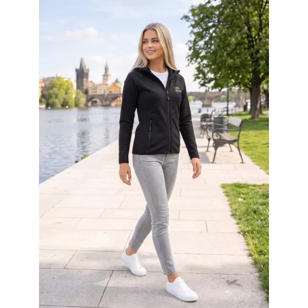  Hanorac premium pentru femei ALTISPORT ALW056418 NEGRU 