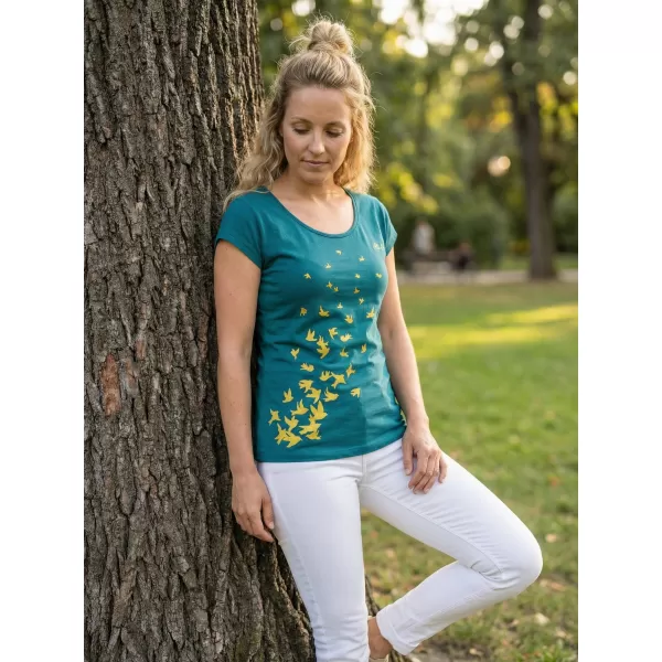  Tricou pentru femei ALTISPORT JEDRA LTSU841 KEROSENUL 