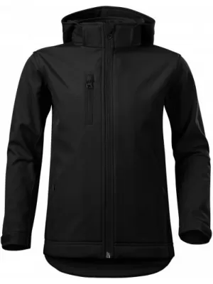 Jachetă softshell pentru copii MALFINI PERFORMANCE 535 NEGRU